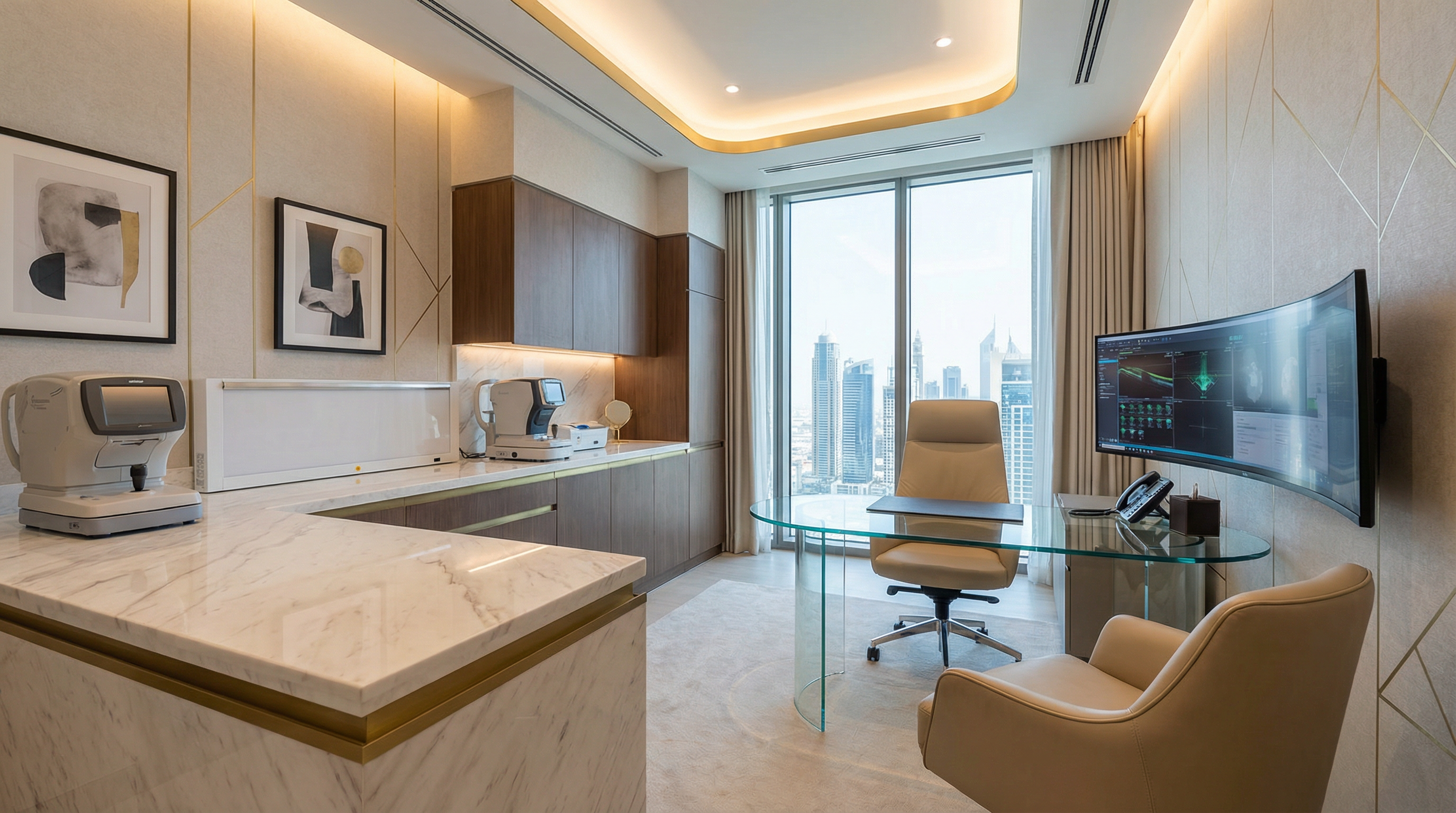 Clínica estética de luxo em Dubai